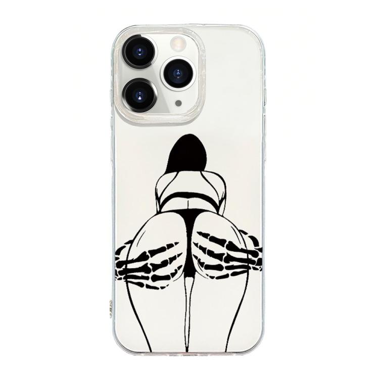Capa de telemóvel creme IMD com moldura transparente, para iPhone 11 Pro Max, para iPhone 11, para iPhone 11 Pro, para iPhone X / XS, para iPhone XR, para iPhone XS Max, para iPhone 8 Plus / 7 Plus