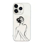 Capa de telemóvel creme IMD com moldura transparente, para iPhone 11 Pro Max, para iPhone 11, para iPhone 11 Pro, para iPhone X / XS, para iPhone XR, para iPhone XS Max, para iPhone 8 Plus / 7 Plus
