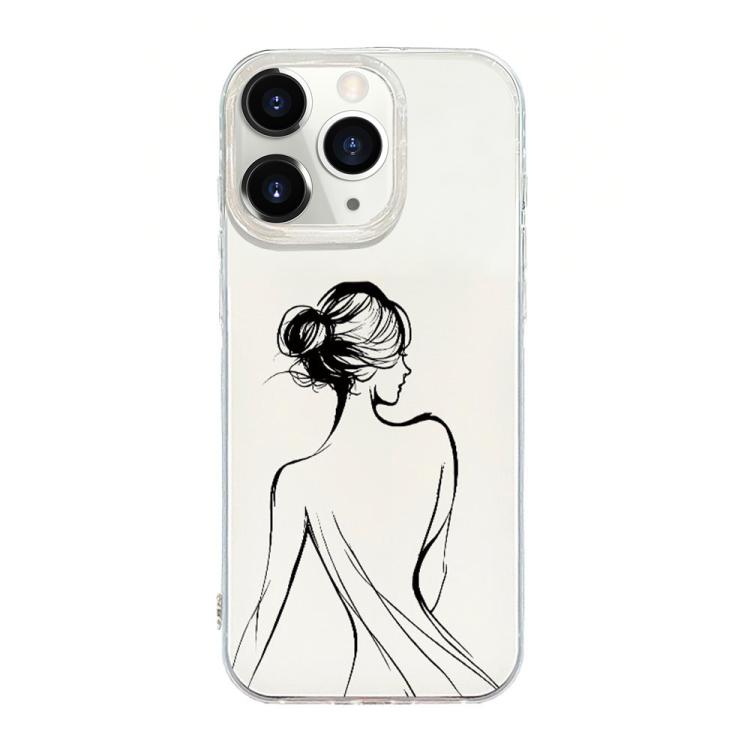 Capa de telemóvel creme IMD com moldura transparente, para iPhone 11 Pro Max, para iPhone 11, para iPhone 11 Pro, para iPhone X / XS, para iPhone XR, para iPhone XS Max, para iPhone 8 Plus / 7 Plus