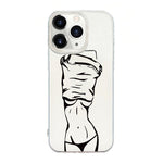 Capa de telemóvel creme IMD com moldura transparente, para iPhone 11 Pro Max, para iPhone 11, para iPhone 11 Pro, para iPhone X / XS, para iPhone XR, para iPhone XS Max, para iPhone 8 Plus / 7 Plus