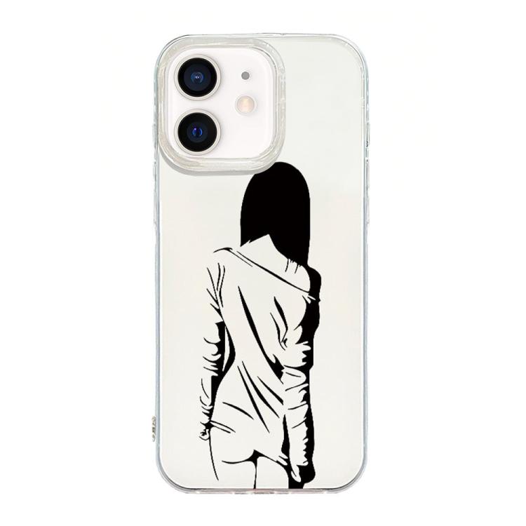 Capa de telemóvel creme IMD com moldura transparente, para iPhone 11 Pro Max, para iPhone 11, para iPhone 11 Pro, para iPhone X / XS, para iPhone XR, para iPhone XS Max, para iPhone 8 Plus / 7 Plus
