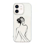 Capa de telemóvel creme IMD com moldura transparente, para iPhone 11 Pro Max, para iPhone 11, para iPhone 11 Pro, para iPhone X / XS, para iPhone XR, para iPhone XS Max, para iPhone 8 Plus / 7 Plus