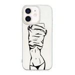 Capa de telemóvel creme IMD com moldura transparente, para iPhone 11 Pro Max, para iPhone 11, para iPhone 11 Pro, para iPhone X / XS, para iPhone XR, para iPhone XS Max, para iPhone 8 Plus / 7 Plus