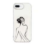 Capa de telemóvel creme IMD com moldura transparente, para iPhone 11 Pro Max, para iPhone 11, para iPhone 11 Pro, para iPhone X / XS, para iPhone XR, para iPhone XS Max, para iPhone 8 Plus / 7 Plus