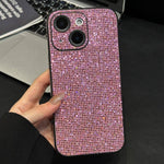 Capa de Telemóvel com Cobertura Total e Strass Acrílico, Para iPhone 14, Para iPhone 14 Pro, Para iPhone 14 Pro Max, Para iPhone 13 Pro Max, Para iPhone 13 Pro, Para iPhone 13