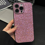 Capa de Telemóvel com Cobertura Total e Strass Acrílico, Para iPhone 14, Para iPhone 14 Pro, Para iPhone 14 Pro Max, Para iPhone 13 Pro Max, Para iPhone 13 Pro, Para iPhone 13