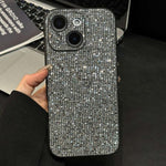 Capa de Telemóvel com Cobertura Total e Strass Acrílico, Para iPhone 14, Para iPhone 14 Pro, Para iPhone 14 Pro Max, Para iPhone 13 Pro Max, Para iPhone 13 Pro, Para iPhone 13