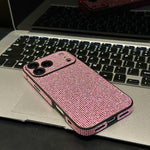 Capa de Telemóvel com Cobertura Total e Strass Acrílico, Para iPhone 14, Para iPhone 14 Pro, Para iPhone 14 Pro Max, Para iPhone 13 Pro Max, Para iPhone 13 Pro, Para iPhone 13