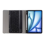 Para iPad Air 11 2024 / 2025 / Air 4 2020 / Air 5 2022 A098B Capa protetora destacável ultrafina ABS Candy Colors com teclado Bluetooth, suporte e slot para caneta, A098B