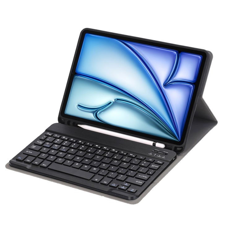 Para iPad Air 11 2024 / 2025 / Air 4 2020 / Air 5 2022 A098B Capa protetora destacável ultrafina ABS Candy Colors com teclado Bluetooth, suporte e slot para caneta, A098B