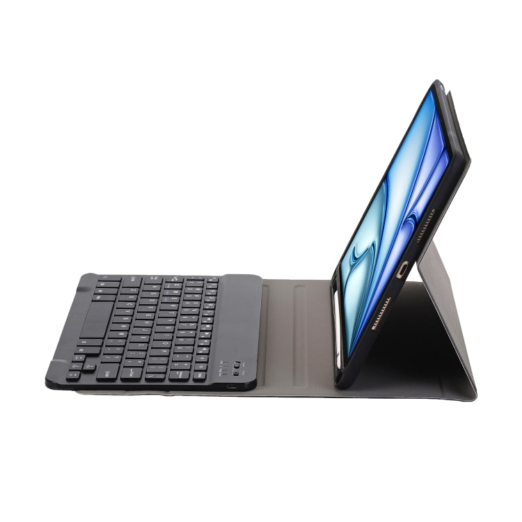 Para iPad Air 11 2024 / 2025 / Air 4 2020 / Air 5 2022 A098B Capa protetora destacável ultrafina ABS Candy Colors com teclado Bluetooth, suporte e slot para caneta, A098B