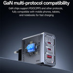 Carregador Rápido Mecha GaN Yesido YC101 65W com Três Portas, YC101