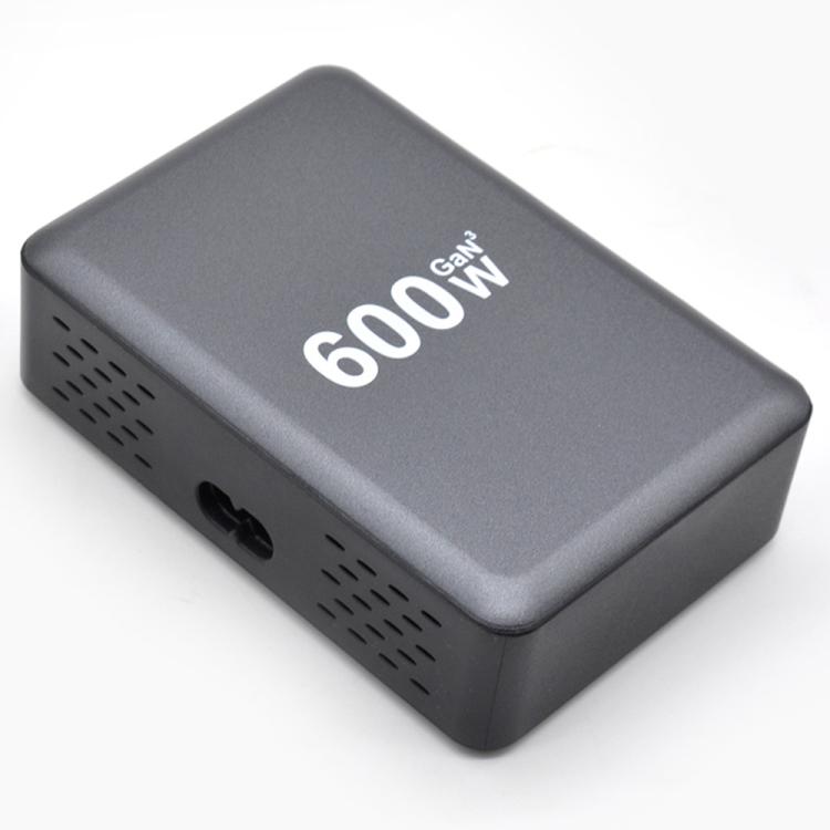 Carregador Rápido de Mesa GaN de Alta Potência 600W USB-C / Tipo-C e USB-A com 8 Portas, Plugue UE, Plugue EUA, Plugue Reino Unido, Plugue AU