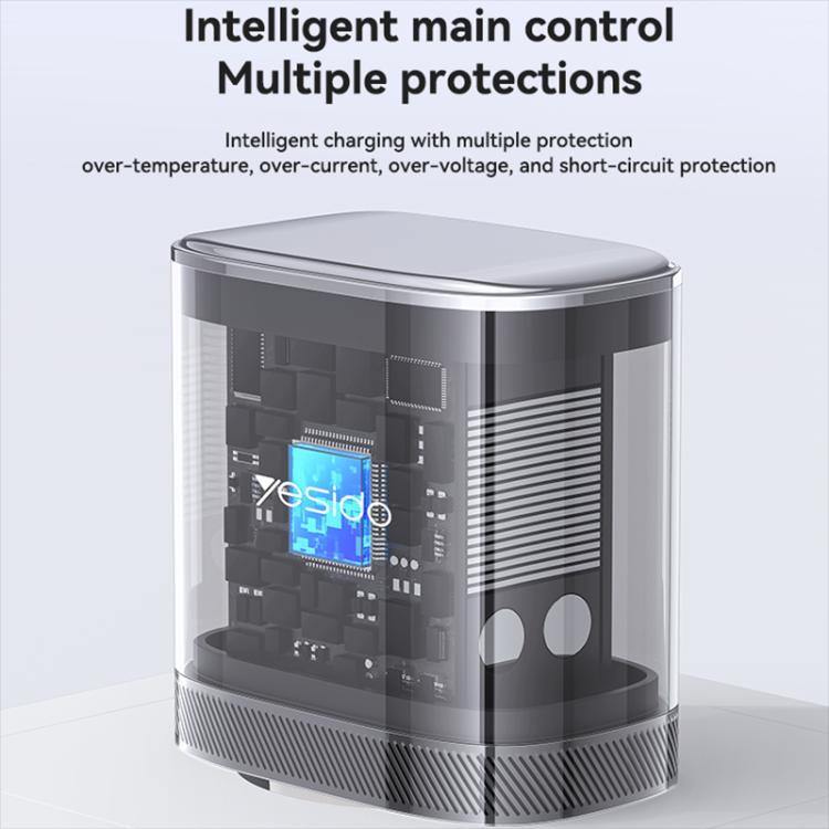 Conjunto de Carregador Rápido Yesido PD45W com Interfaces USB e Tipo-C, Plugue UE, Plugue Reino Unido, Plugue EUA