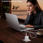 Conjunto de Carregador Rápido Yesido PD45W com Interfaces USB e Tipo-C, Plugue UE, Plugue Reino Unido, Plugue EUA