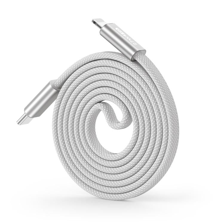 DUX DUCIS AUTO Série 27W Tipo-C para 8 Pinos Cabo de Dados Magnético Trançado em Nylon, Comprimento: 1m, Tipo-C para 8 Pinos