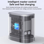 Conjunto de Carregador Rápido Yesido YC20U PD35W USB-C / Tipo-C com Porta Única com Cabo Tipo-C para Tipo-C, YC20U