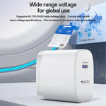 Conjunto de Carregador Rápido Yesido YC20U PD35W USB-C / Tipo-C com Porta Única com Cabo Tipo-C para Tipo-C, YC20U