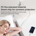 Conjunto de Carregador Rápido Yesido YC107 PD35W USB-C / Tipo-C com Porta Única com Cabo Tipo-C para Tipo-C, YC107