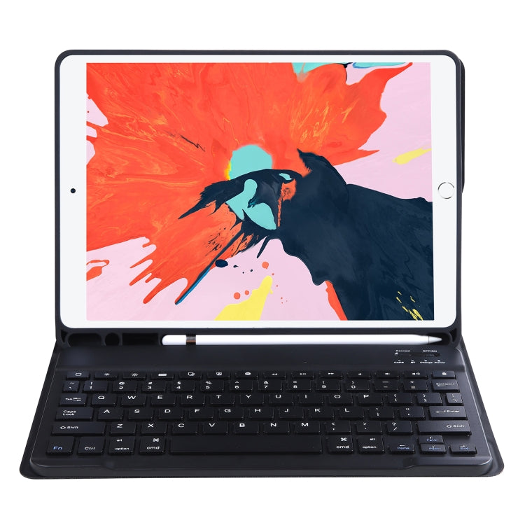 T098B Capa protetora integrada ultrafina Candy Colors com teclado Bluetooth para iPad Air 11 2024 / 2025 / Air 4 10.9 polegadas 2020, com suporte e slot para caneta, T098B