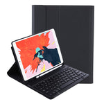 T098B Capa protetora integrada ultrafina Candy Colors com teclado Bluetooth para iPad Air 11 2024 / 2025 / Air 4 10.9 polegadas 2020, com suporte e slot para caneta, T098B