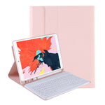 T098B Capa protetora integrada ultrafina Candy Colors com teclado Bluetooth para iPad Air 11 2024 / 2025 / Air 4 10.9 polegadas 2020, com suporte e slot para caneta, T098B