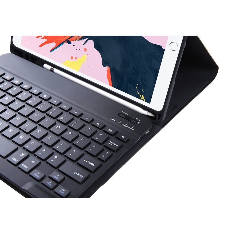 T098B Capa protetora integrada ultrafina Candy Colors com teclado Bluetooth para iPad Air 11 2024 / 2025 / Air 4 10.9 polegadas 2020, com suporte e slot para caneta, T098B