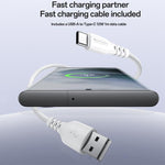 Yesido YC150 12W 2.4A Carregador com Dupla Porta USB com Cabo de Dados USB para Type-C de 1m, YC150