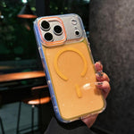 Capa magnética de acrílico com brilho cristal, para iPhone 17 Pro Max, para iPhone 17 Pro