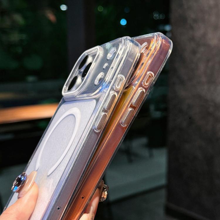Capa magnética de acrílico com brilho cristal, para iPhone 17 Pro Max, para iPhone 17 Pro