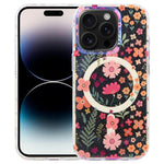 Capa magnética da série Jungle com luz azul IMD, para iPhone 16, para iPhone 15 Pro Max, para iPhone 15 Pro, para iPhone 15 Plus / 14 Plus, para iPhone 15, para iPhone 14 / 13, para iPhone 14 Pro, para iPhone 14 Pro Max