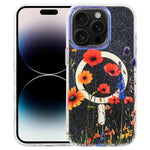 Capa magnética da série Jungle com luz azul IMD, para iPhone 16, para iPhone 15 Pro Max, para iPhone 15 Pro, para iPhone 15 Plus / 14 Plus, para iPhone 15, para iPhone 14 / 13, para iPhone 14 Pro, para iPhone 14 Pro Max