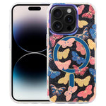Capa magnética da série Jungle com luz azul IMD, para iPhone 16, para iPhone 15 Pro Max, para iPhone 15 Pro, para iPhone 15 Plus / 14 Plus, para iPhone 15, para iPhone 14 / 13, para iPhone 14 Pro, para iPhone 14 Pro Max