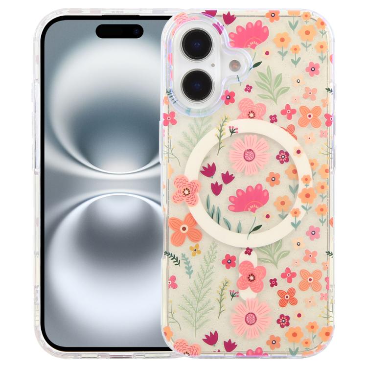 Capa magnética da série Jungle com luz azul IMD, para iPhone 16, para iPhone 15 Pro Max, para iPhone 15 Pro, para iPhone 15 Plus / 14 Plus, para iPhone 15, para iPhone 14 / 13, para iPhone 14 Pro, para iPhone 14 Pro Max