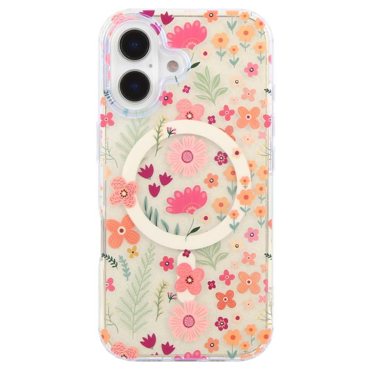 Capa magnética da série Jungle com luz azul IMD, para iPhone 16, para iPhone 15 Pro Max, para iPhone 15 Pro, para iPhone 15 Plus / 14 Plus, para iPhone 15, para iPhone 14 / 13, para iPhone 14 Pro, para iPhone 14 Pro Max
