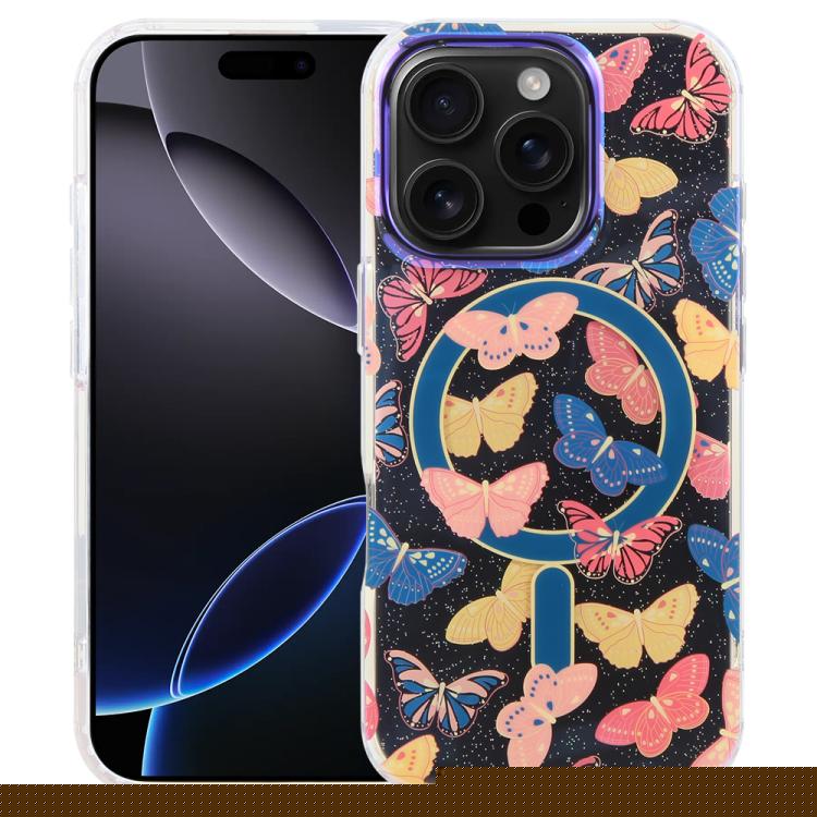 Capa magnética da série Jungle com luz azul IMD, para iPhone 17e / 16e, para iPhone 17 Pro Max, para iPhone 17 Pro, para iPhone 17, para iPhone Air, para iPhone 16 Pro Max, para iPhone 16 Pro, para iPhone 16 Plus