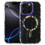 Capa magnética da série Jungle com luz azul IMD, para iPhone 17e / 16e, para iPhone 17 Pro Max, para iPhone 17 Pro, para iPhone 17, para iPhone Air, para iPhone 16 Pro Max, para iPhone 16 Pro, para iPhone 16 Plus