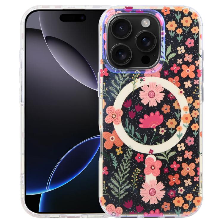 Capa magnética da série Jungle com luz azul IMD, para iPhone 17e / 16e, para iPhone 17 Pro Max, para iPhone 17 Pro, para iPhone 17, para iPhone Air, para iPhone 16 Pro Max, para iPhone 16 Pro, para iPhone 16 Plus