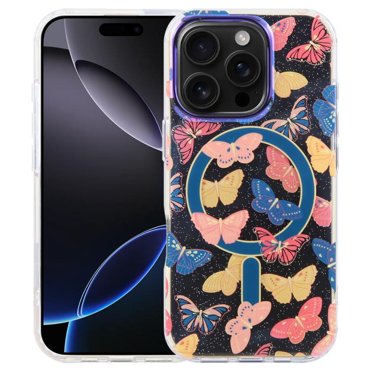 Capa magnética da série Jungle com luz azul IMD, para iPhone 17e / 16e, para iPhone 17 Pro Max, para iPhone 17 Pro, para iPhone 17, para iPhone Air, para iPhone 16 Pro Max, para iPhone 16 Pro, para iPhone 16 Plus