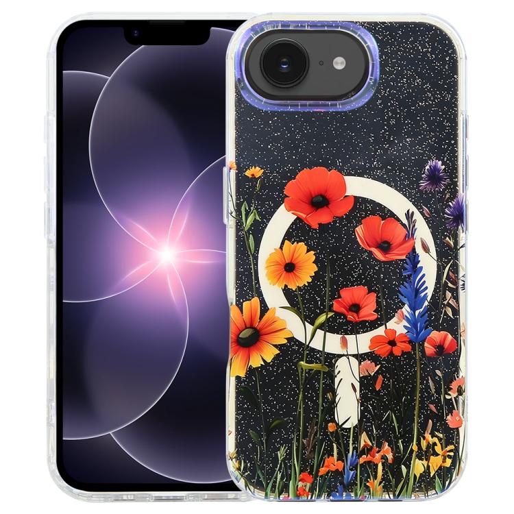 Capa magnética da série Jungle com luz azul IMD, para iPhone 17e / 16e, para iPhone 17 Pro Max, para iPhone 17 Pro, para iPhone 17, para iPhone Air, para iPhone 16 Pro Max, para iPhone 16 Pro, para iPhone 16 Plus