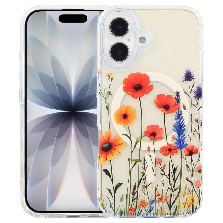 Capa magnética da série Jungle com luz azul IMD, para iPhone 17e / 16e, para iPhone 17 Pro Max, para iPhone 17 Pro, para iPhone 17, para iPhone Air, para iPhone 16 Pro Max, para iPhone 16 Pro, para iPhone 16 Plus