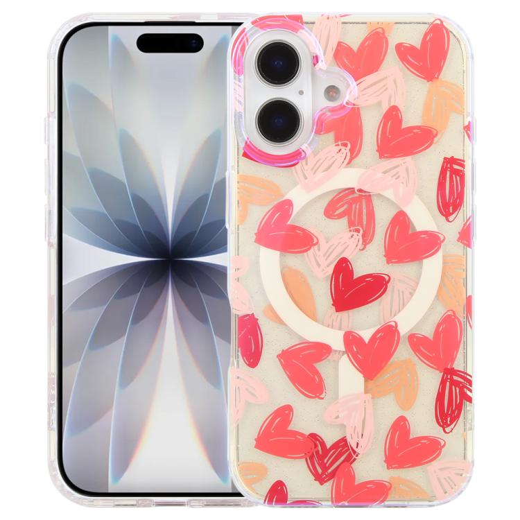 Capa magnética da série Jungle com luz azul IMD, para iPhone 17e / 16e, para iPhone 17 Pro Max, para iPhone 17 Pro, para iPhone 17, para iPhone Air, para iPhone 16 Pro Max, para iPhone 16 Pro, para iPhone 16 Plus