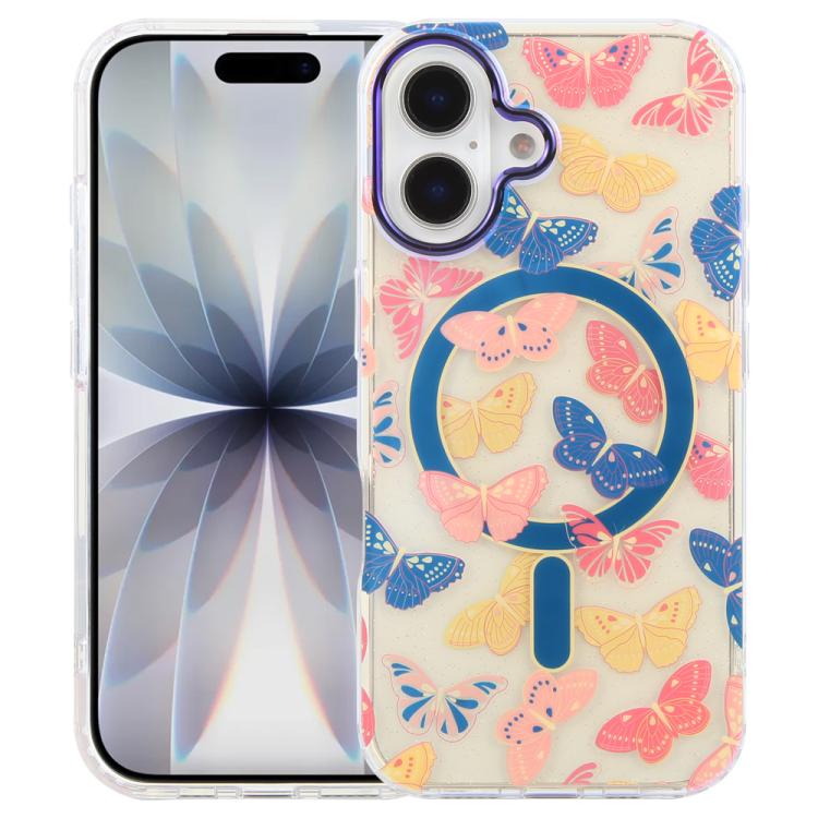 Capa magnética da série Jungle com luz azul IMD, para iPhone 17e / 16e, para iPhone 17 Pro Max, para iPhone 17 Pro, para iPhone 17, para iPhone Air, para iPhone 16 Pro Max, para iPhone 16 Pro, para iPhone 16 Plus
