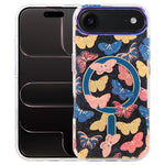 Capa magnética da série Jungle com luz azul IMD, para iPhone 17e / 16e, para iPhone 17 Pro Max, para iPhone 17 Pro, para iPhone 17, para iPhone Air, para iPhone 16 Pro Max, para iPhone 16 Pro, para iPhone 16 Plus