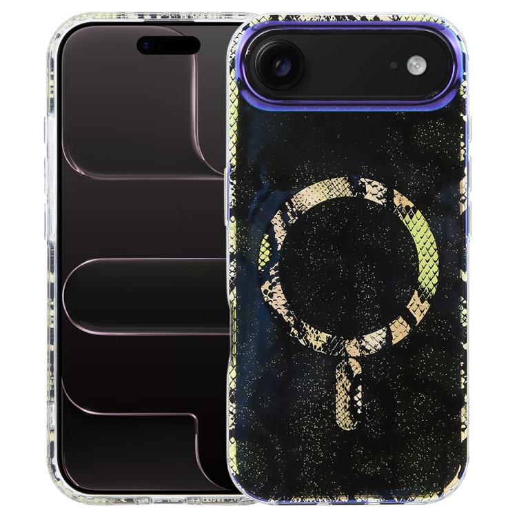 Capa magnética da série Jungle com luz azul IMD, para iPhone 17e / 16e, para iPhone 17 Pro Max, para iPhone 17 Pro, para iPhone 17, para iPhone Air, para iPhone 16 Pro Max, para iPhone 16 Pro, para iPhone 16 Plus