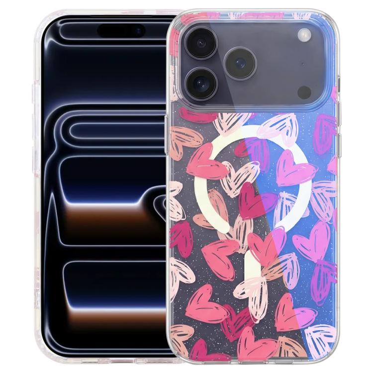 Capa magnética da série Jungle com luz azul IMD, para iPhone 17e / 16e, para iPhone 17 Pro Max, para iPhone 17 Pro, para iPhone 17, para iPhone Air, para iPhone 16 Pro Max, para iPhone 16 Pro, para iPhone 16 Plus