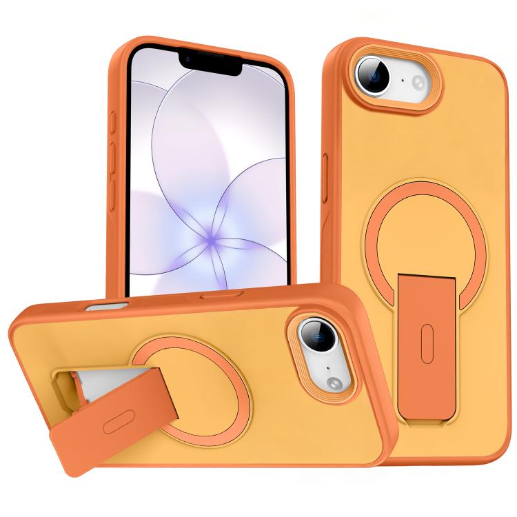 Capa MagSafe invisível com suporte e sensação de pele, para iPhone 16e / 17e, para iPhone 17 Pro Max, para iPhone 17 Pro, para iPhone 17, para iPhone Air