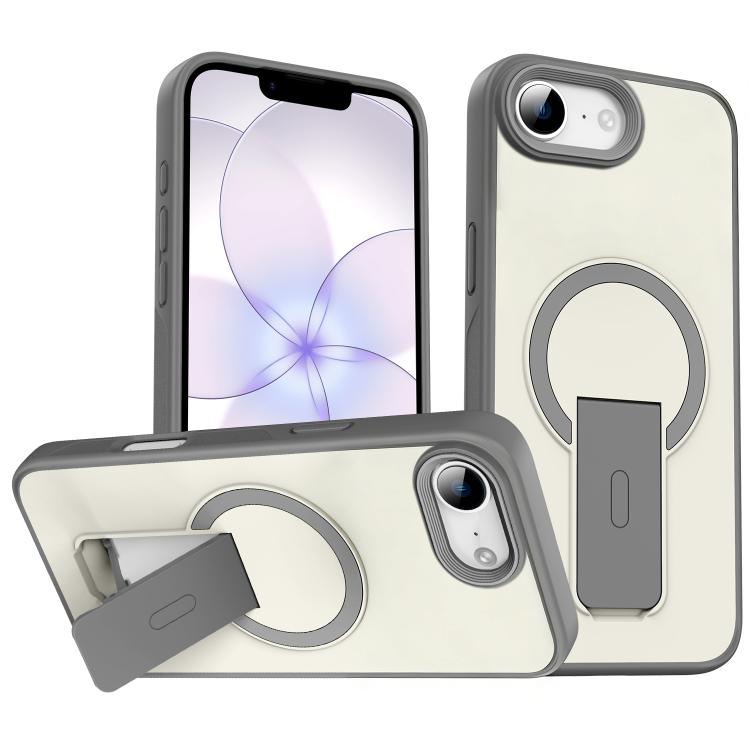 Capa MagSafe invisível com suporte e sensação de pele, para iPhone 16e / 17e, para iPhone 17 Pro Max, para iPhone 17 Pro, para iPhone 17, para iPhone Air