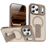 Capa MagSafe invisível com suporte e sensação de pele, para iPhone 16e / 17e, para iPhone 17 Pro Max, para iPhone 17 Pro, para iPhone 17, para iPhone Air