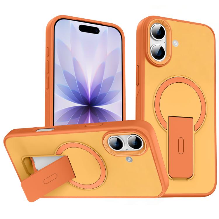 Capa MagSafe invisível com suporte e sensação de pele, para iPhone 16e / 17e, para iPhone 17 Pro Max, para iPhone 17 Pro, para iPhone 17, para iPhone Air